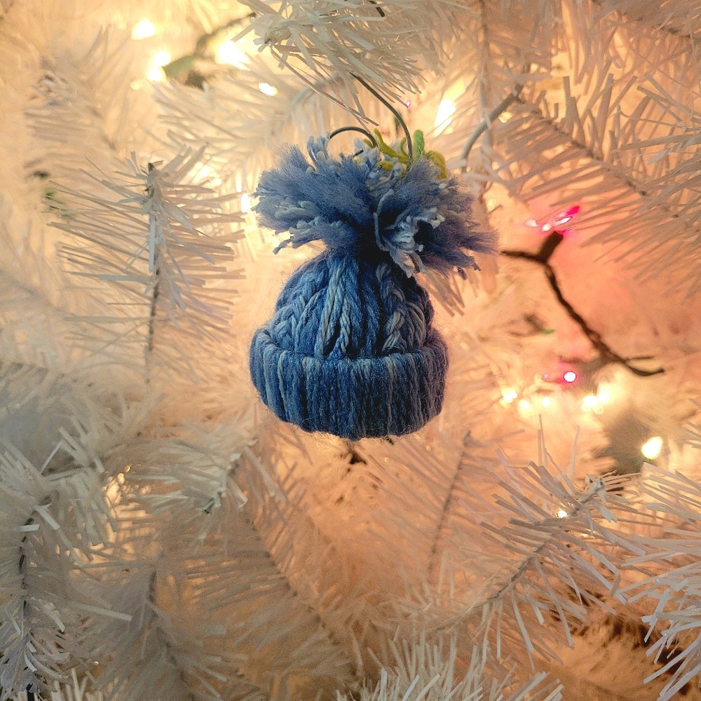 Mini Wool Hat Christmas Ornament